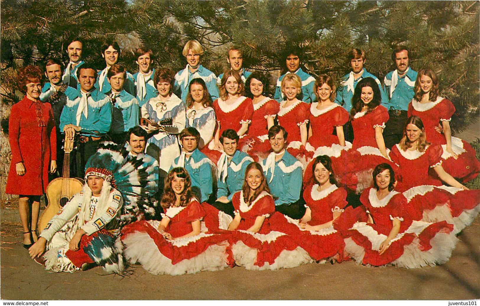 CPSM Provo-Brigham Young University American Folk Dancers 1974-RARE                  L2667 - Provo