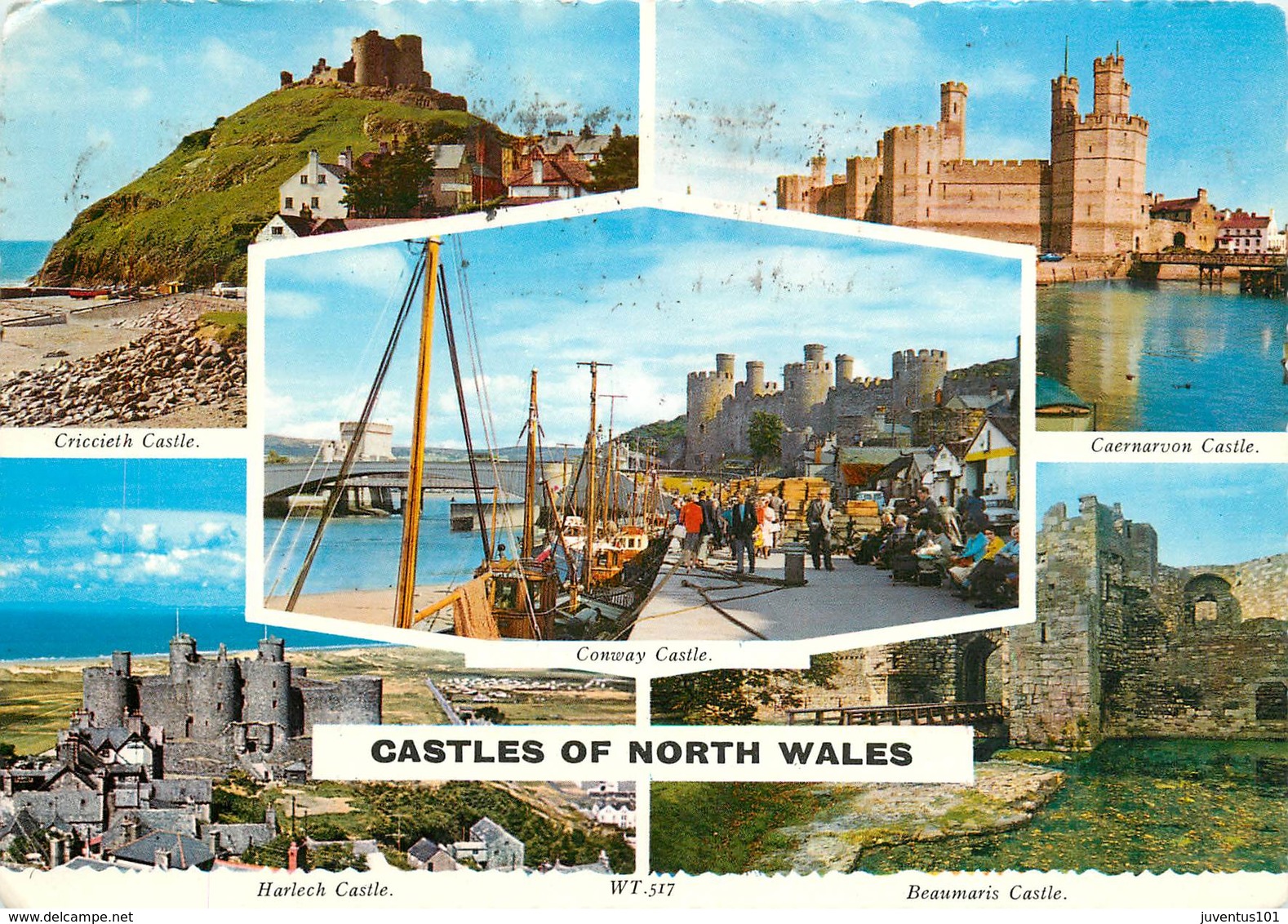 CPSM Castle Of North Wales                   L2667 - Caernarvonshire