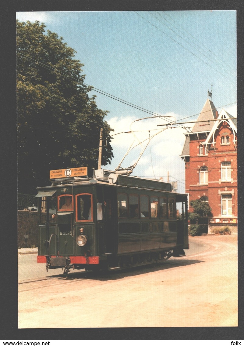 Lobbes - Thuin - Lot 8 X CPA Tram Touristique - Tram / Tramway / Tranvia - Lobbes
