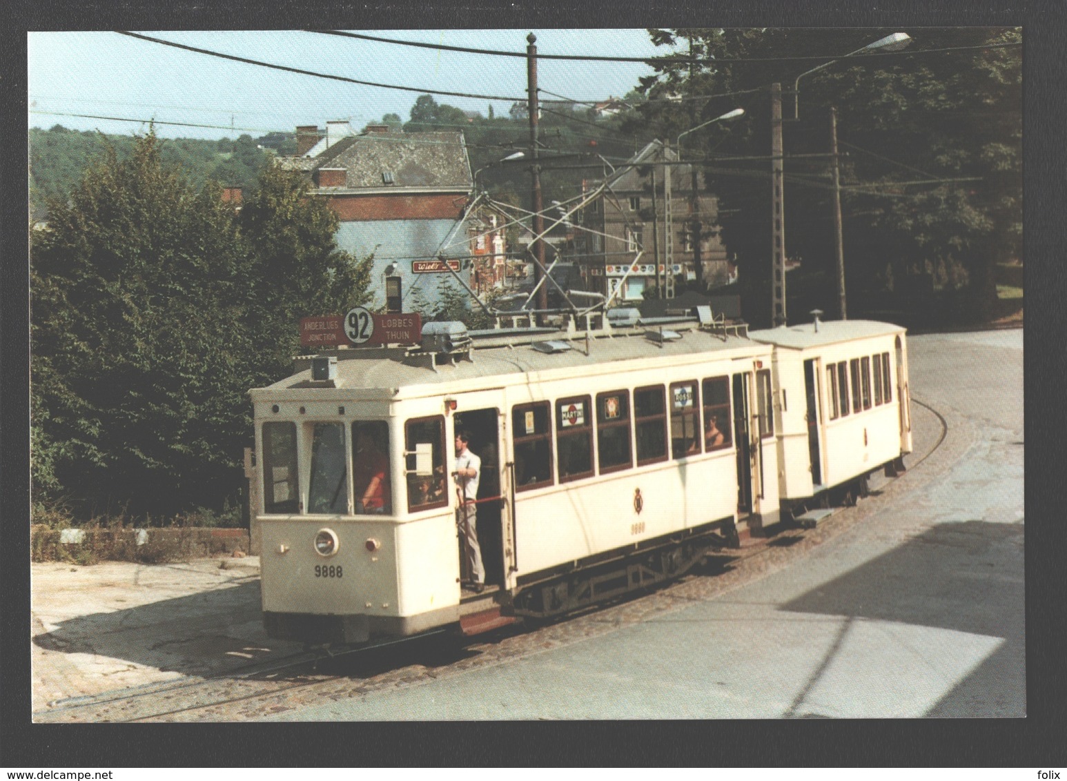 Lobbes - Thuin - Lot 8 X CPA Tram Touristique - Tram / Tramway / Tranvia - Lobbes