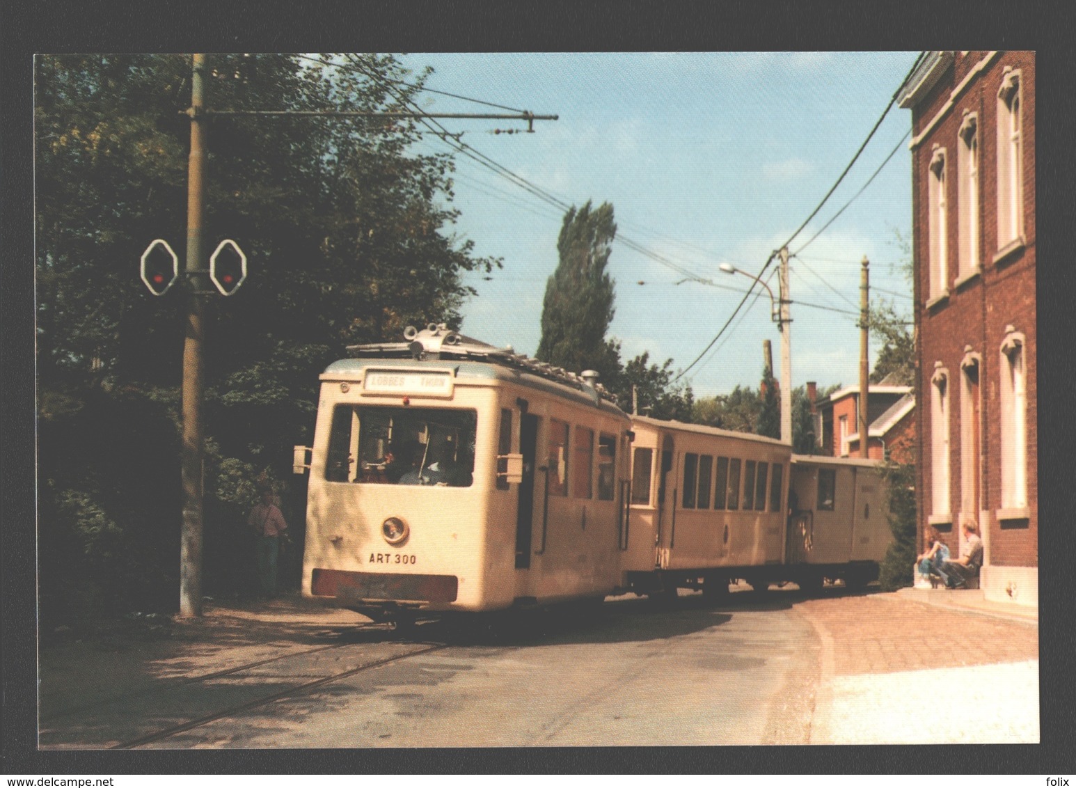 Lobbes - Thuin - lot 8 x CPA Tram touristique - Tram / tramway / tranvia