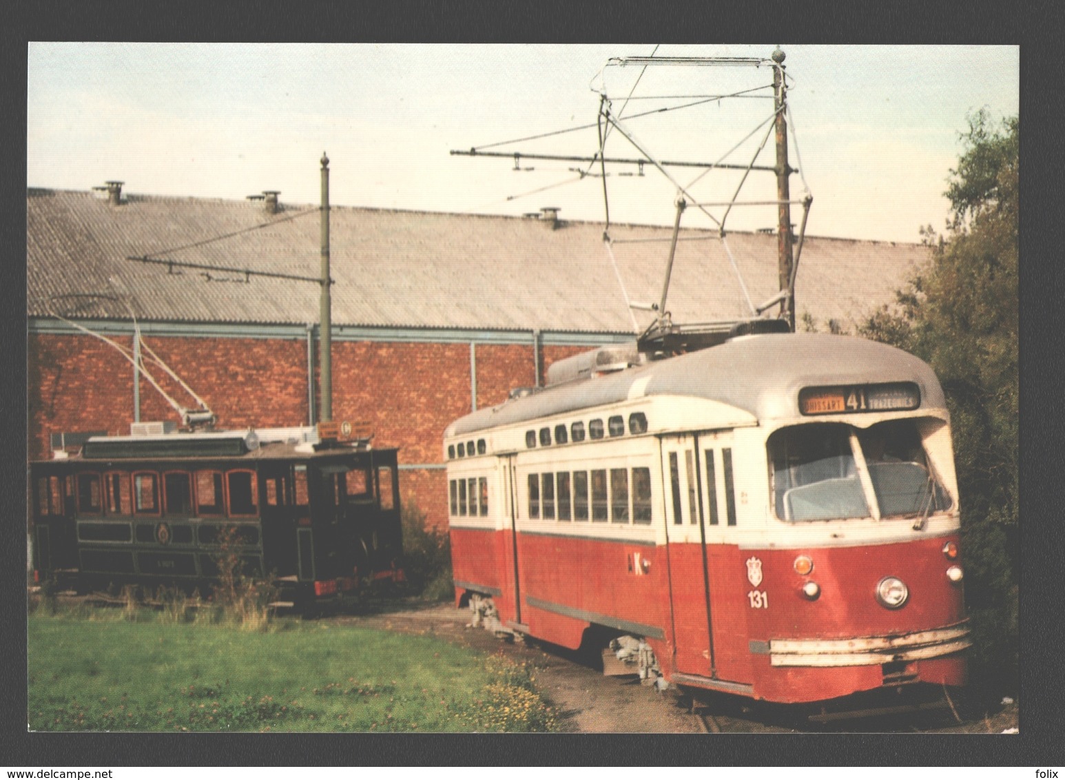 Lobbes - Thuin - lot 8 x CPA Tram touristique - Tram / tramway / tranvia