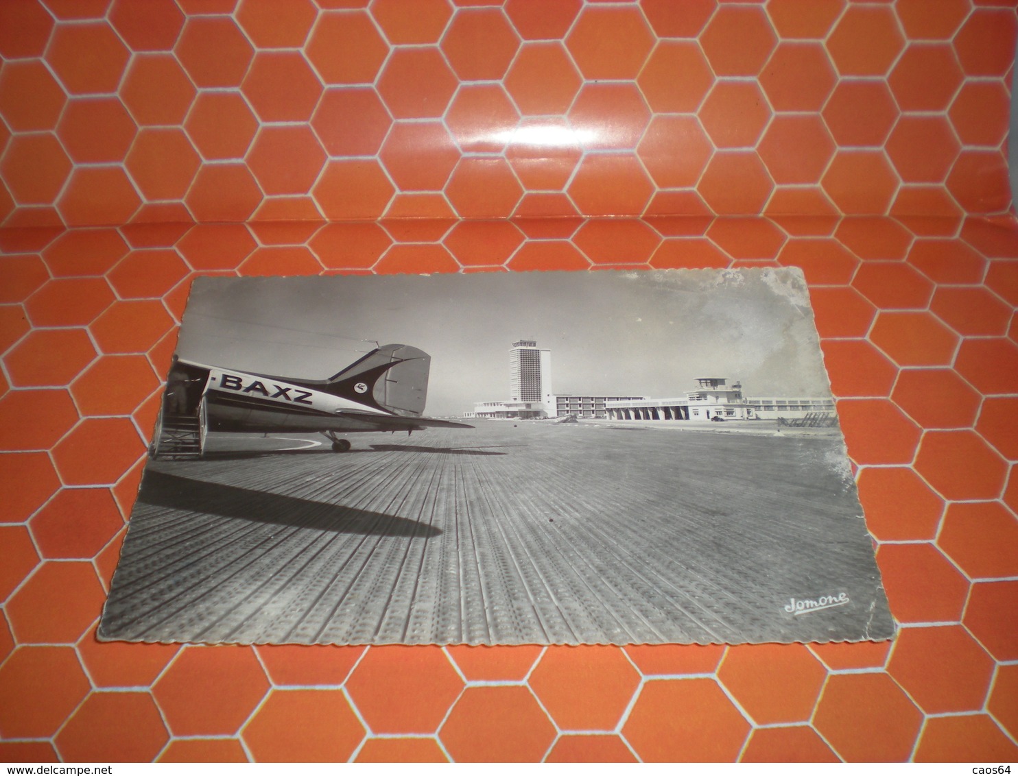 ALGERIA AEROPORTO  AEREO BAXZ CARTOLINA 1958 STORIA POSTALE - Altri & Non Classificati