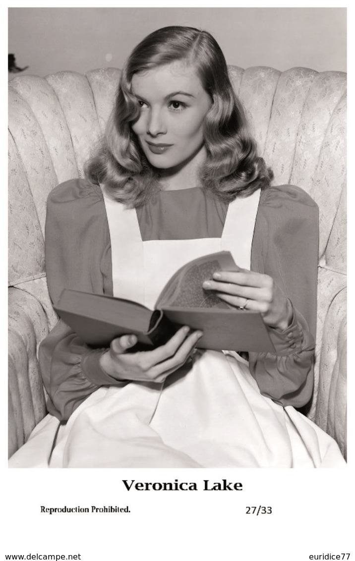 VERONICA LAKE - Film Star Pin Up - Swiftsure PHOTO  Postcard 2000 27/33 - Otros & Sin Clasificación