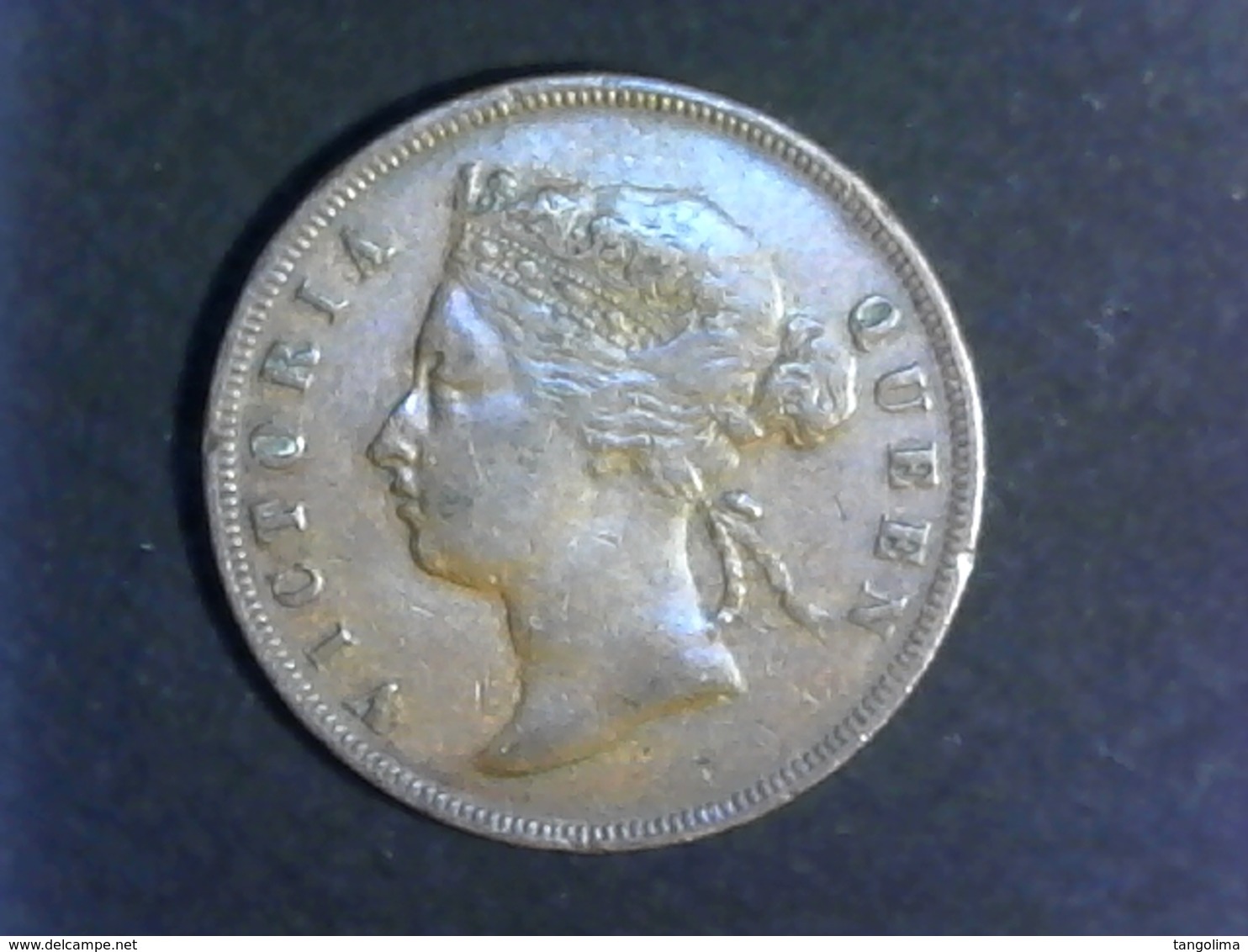 1875 Etats Malais Fédérés - 1 Cent - Malaysie