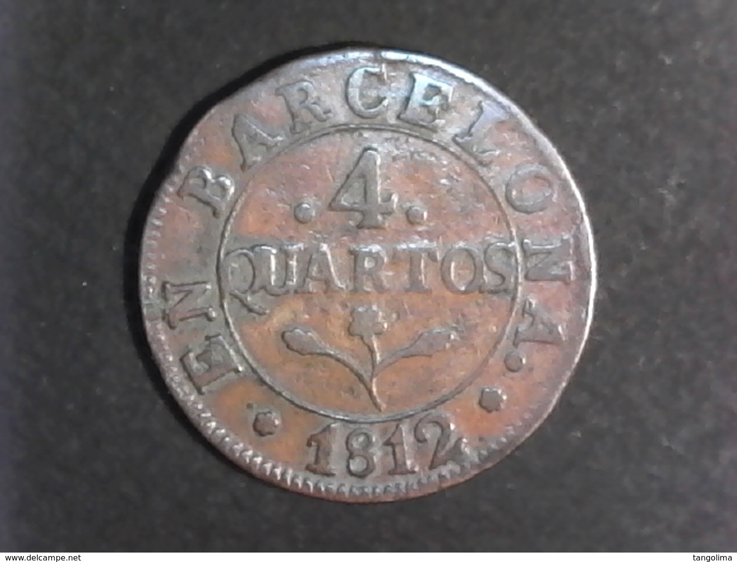 1812 Barcelone - 4 Quartos - Monedas Provinciales