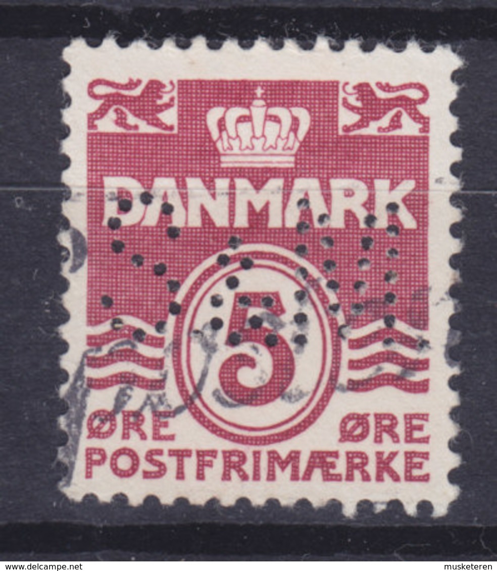 Denmark Perfin Perforé Lochung (S46) 'S.&M.' Strøyer & Mørck A/S København  (2 Scans) - Abarten Und Kuriositäten