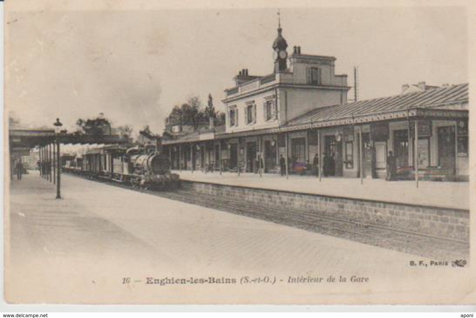 95 ( ENGHIEN LES BAINS " Interieur De La Gare "  ) - Enghien Les Bains