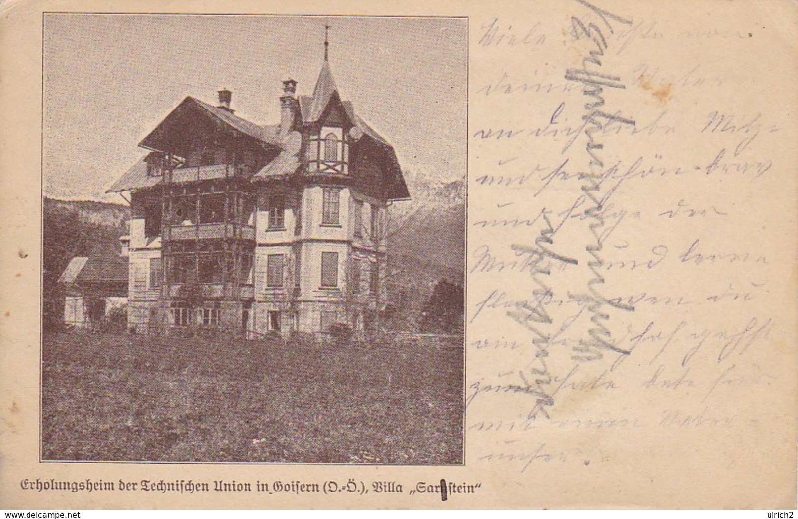 AK Bad Goisern - Erholungsheim Der Technischen Union - Villa Sarstein - Ca. 1920  (36456) - Bad Goisern