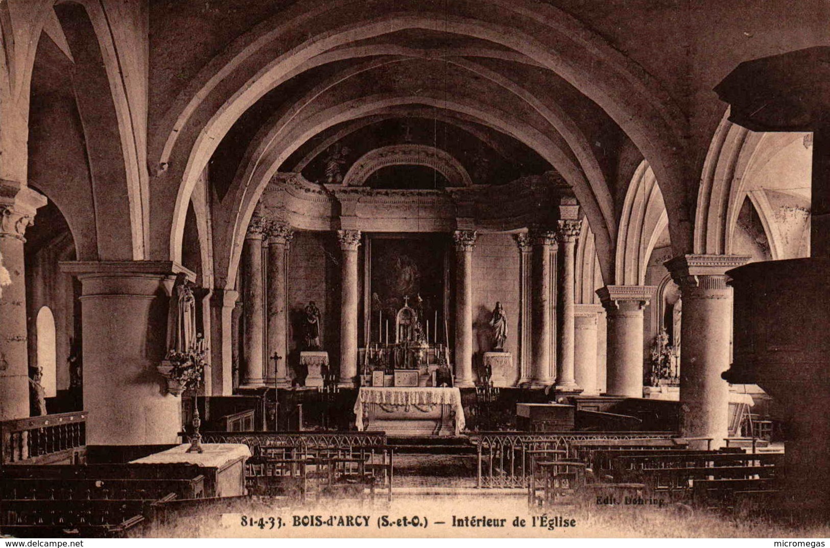 78 - BOIS-d'ARCY - Intérieur De L'Eglise - Bois D'Arcy