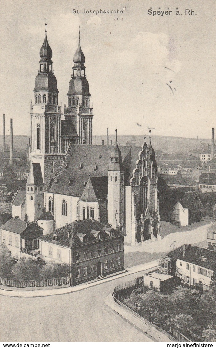 ALLEMAGNE - Rhénanie-Palatinat - SPEYER. - St. Josephskirche. J.L. Schmid, Speyer N° 9480 - Speyer