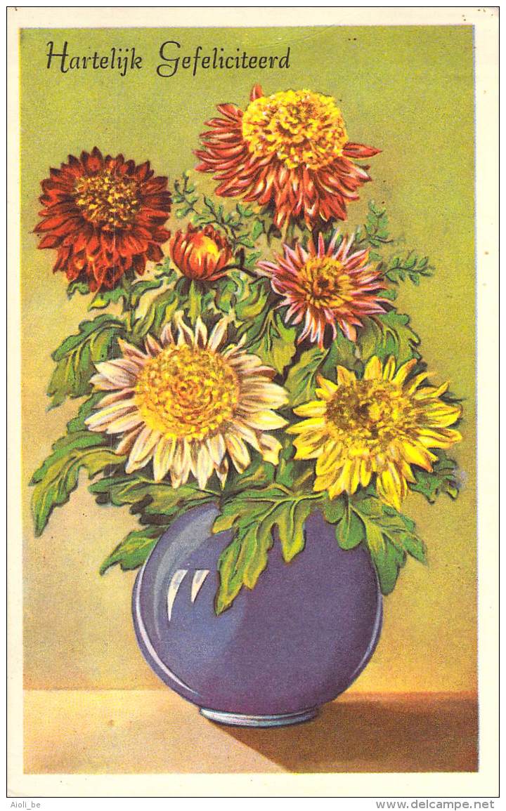 Beau lot de 30 cartes postales de  illustrateurs  Fleurs - Mooi lot 30 postkaarten Illustrators Bloemen 30 scans.