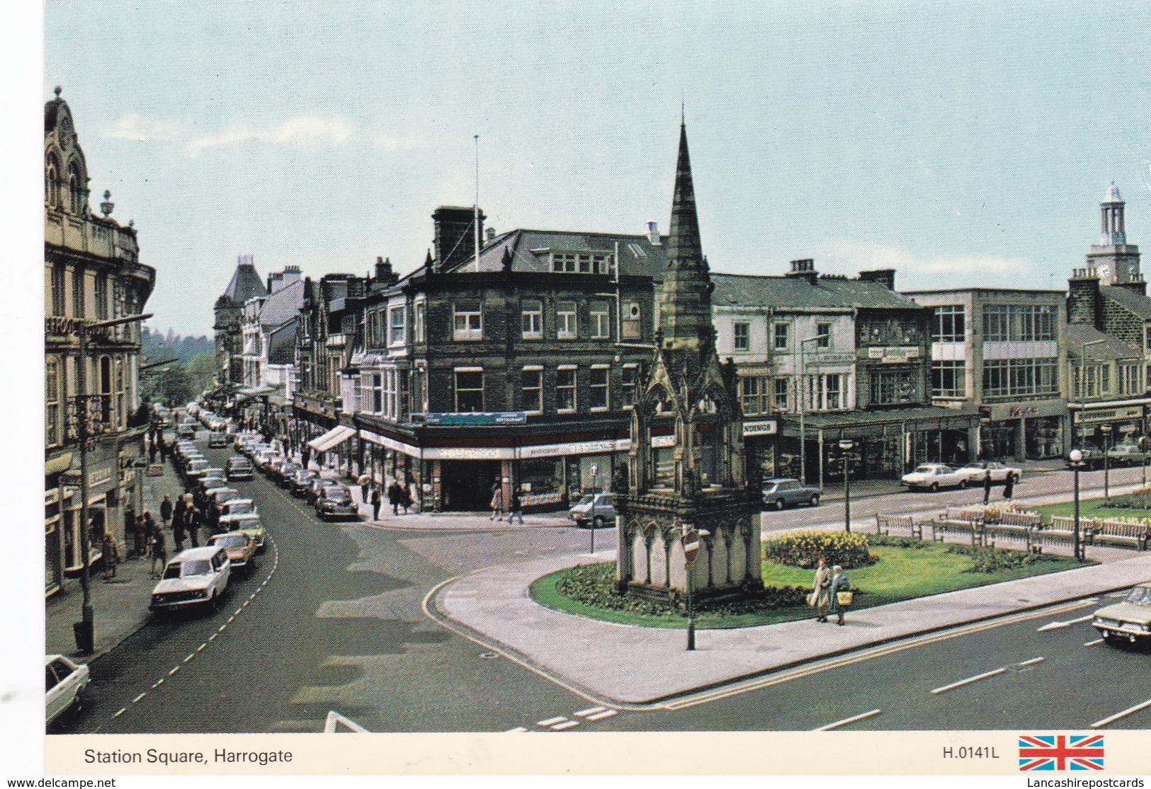 Postcard Station Square Harrogate My Ref  B22959 - Harrogate