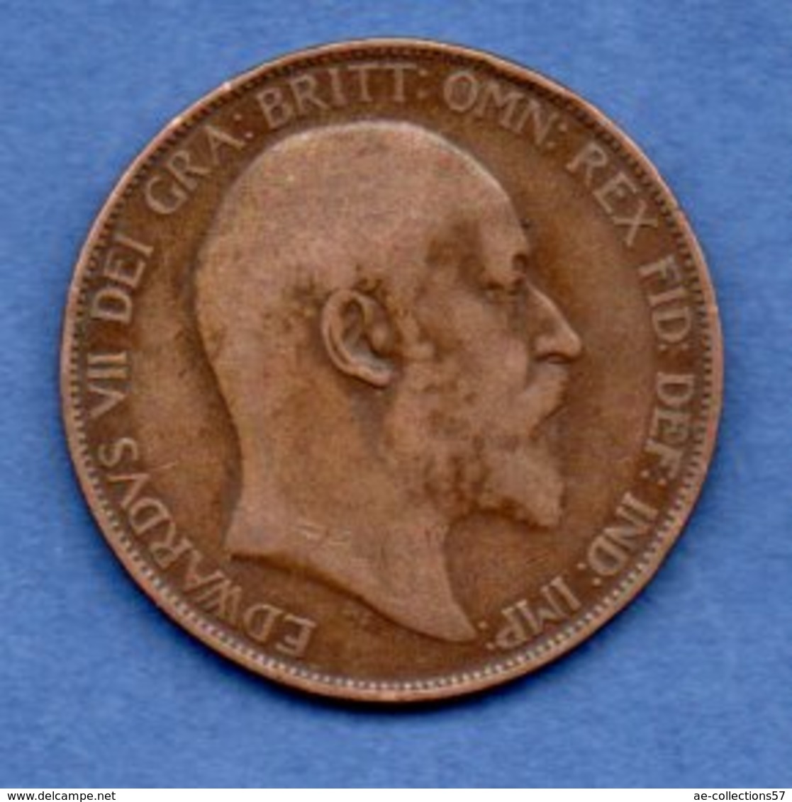 Grande Bretagne  --  1 Penny 1906  -  Km # 794.2  -  état  TB+ - D. 1 Penny