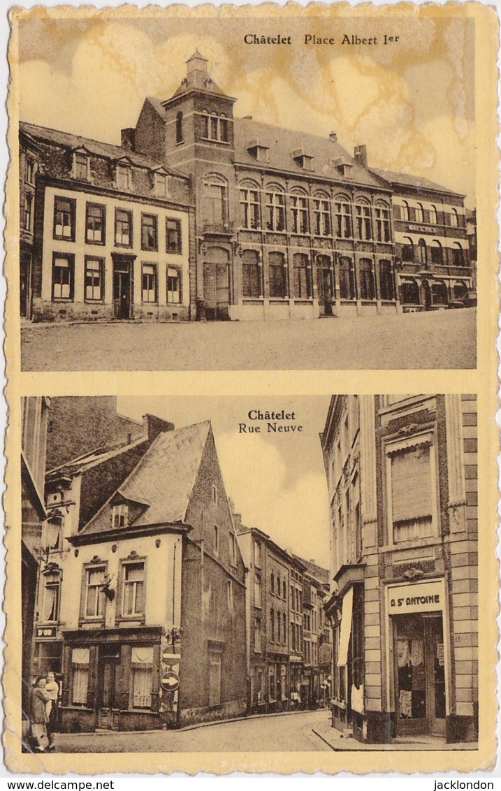 BELGIQUE BELGIE     CHATELET   Place Albert 1er - Rue Neuve - Châtelet