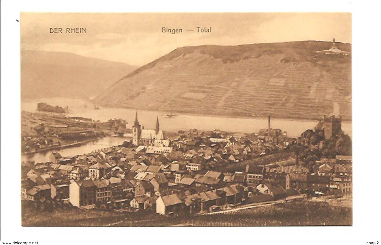 Bingen. Total. ( 1907 ). Ludwig Feist  3088 Gesch; - Bingen