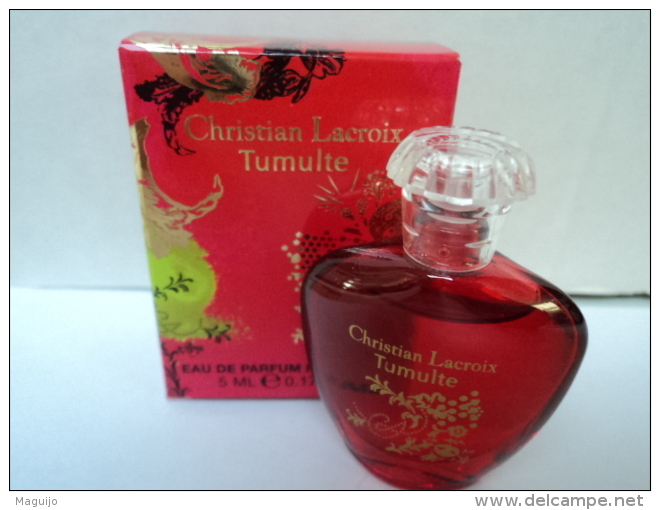 CHRISTIAN LACROIX " TUMULTE " MINI  EDP  5  ML  LIRE  ET VOIR !! - Miniaturen Damendüfte (mit Verpackung)