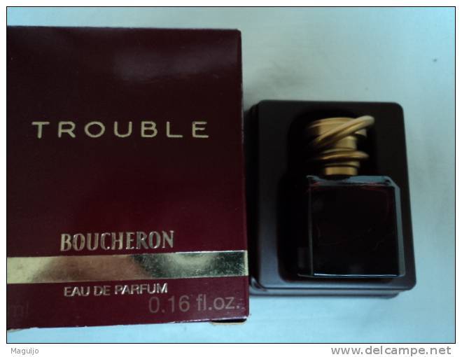 BOUCHERON " TROUBLE" MINI  EDP 5 ML    LIRE !! - Miniatures Femmes (avec Boite)