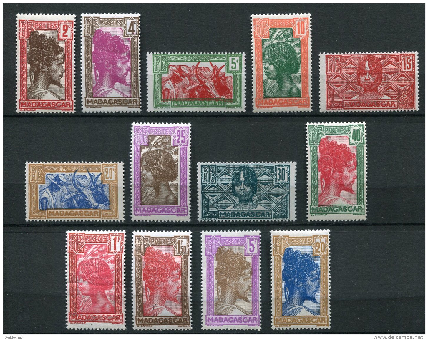8461  MADAGASCAR   N° 161A/78 **  Série  Incomplète  1930-38   TTB - Unused Stamps