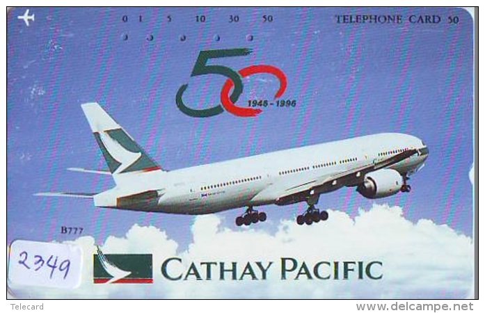 Télécarte  JAPON * CATHAY PACIFIC  (2349) Airplane * Flugzeug AVION * AIRLINE * Phonecard JAPAN - Airplanes