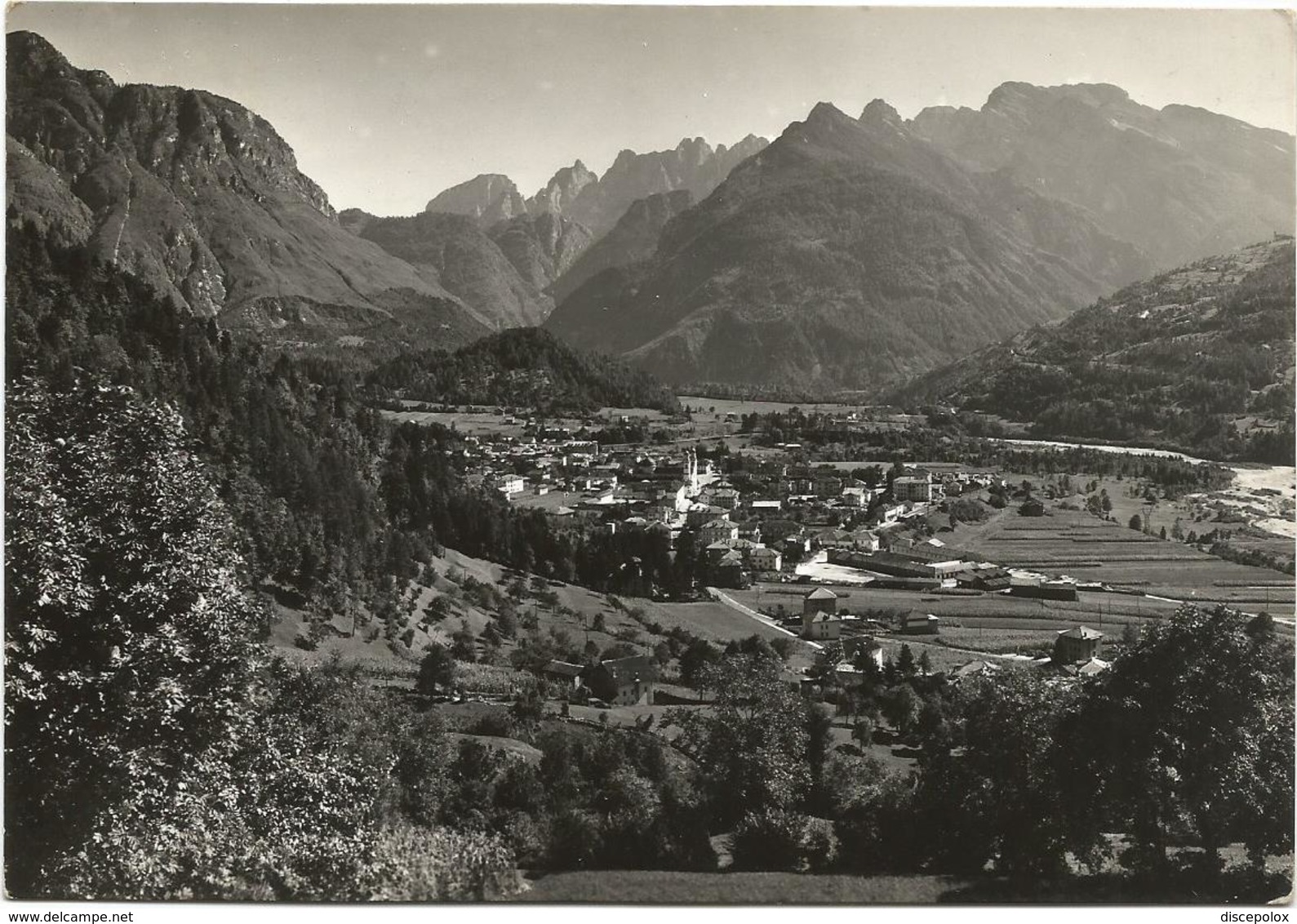 X4113 Agordo (Belluno) - Panorama Verso La Valle Imperina / Viaggiata 1956 - Altri & Non Classificati