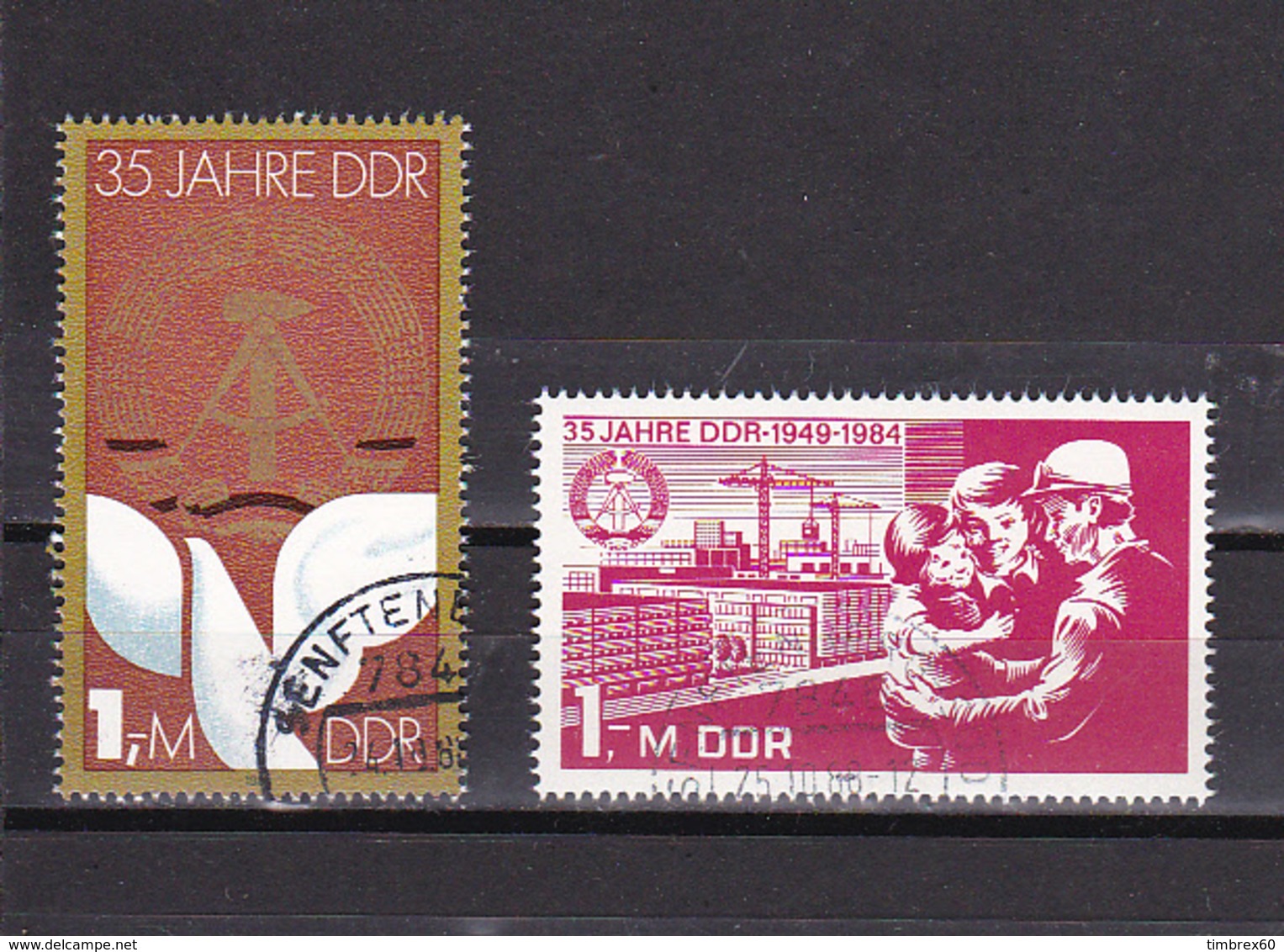 DDR - 1984 - MI : 2896 + 2902 - OBLITERE - VOIR DESCRIPTIF - - Gebraucht