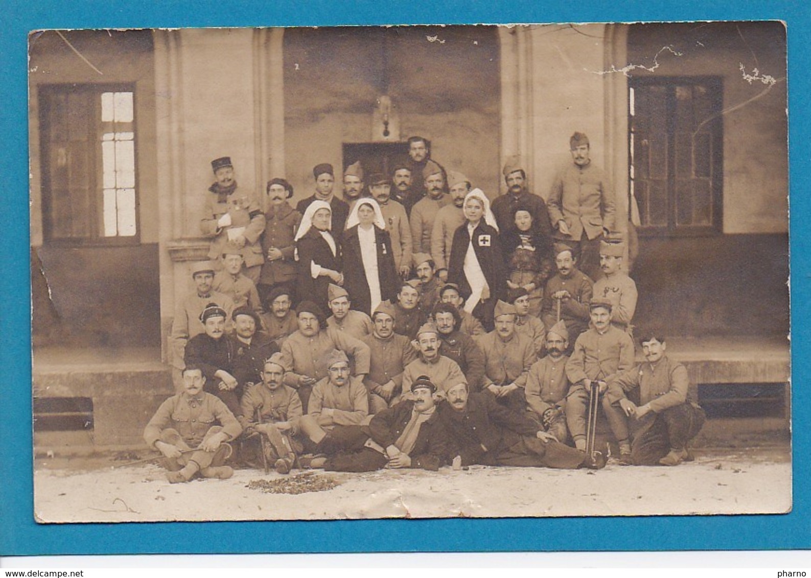 14 Calvados Caen Carte Photo Hopital Militaire 1918 Blessés Infirmières - Caen