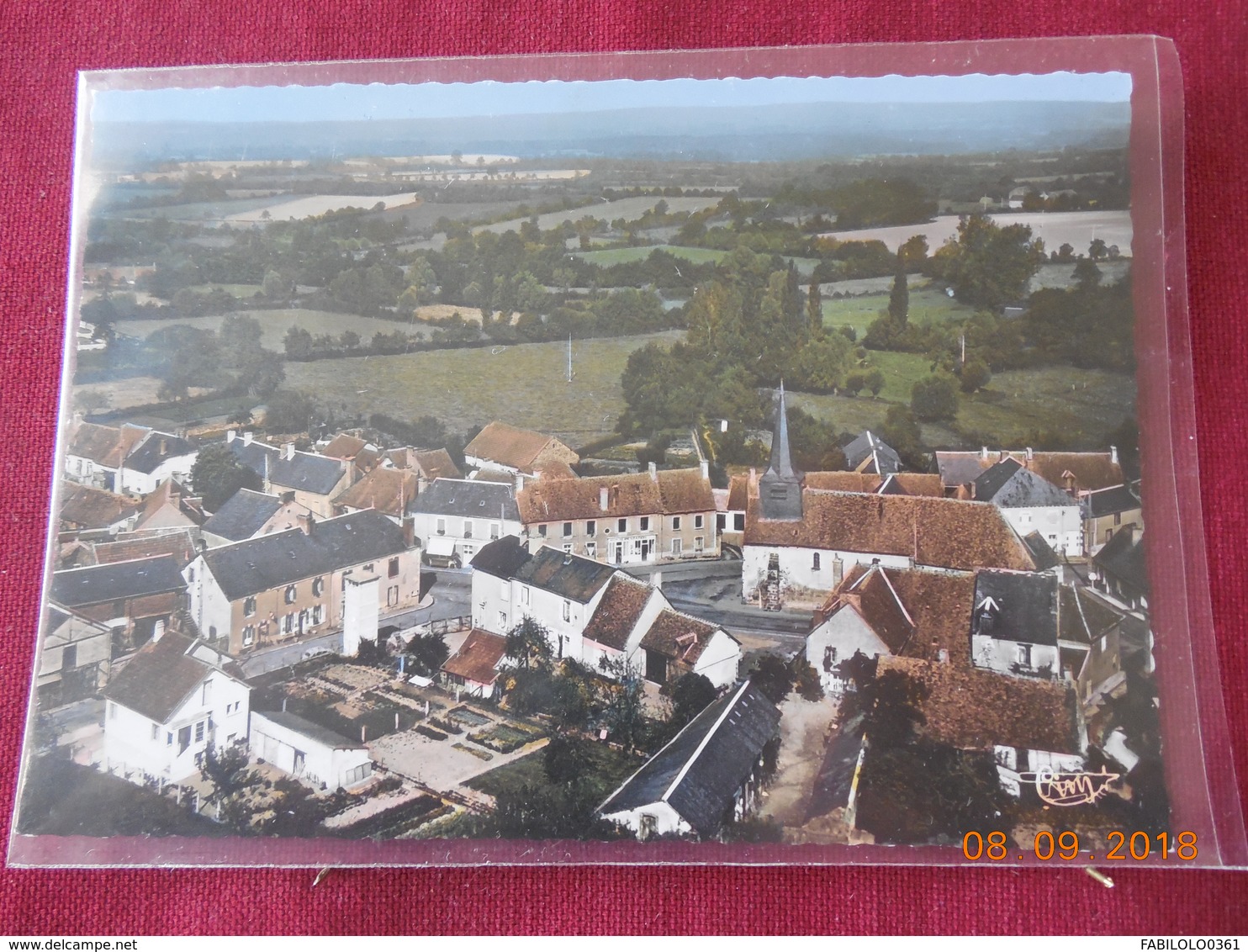 CPSM - Sury-ès-Bois - Le Centre - Vue Aérienne - Sury-près-Léré