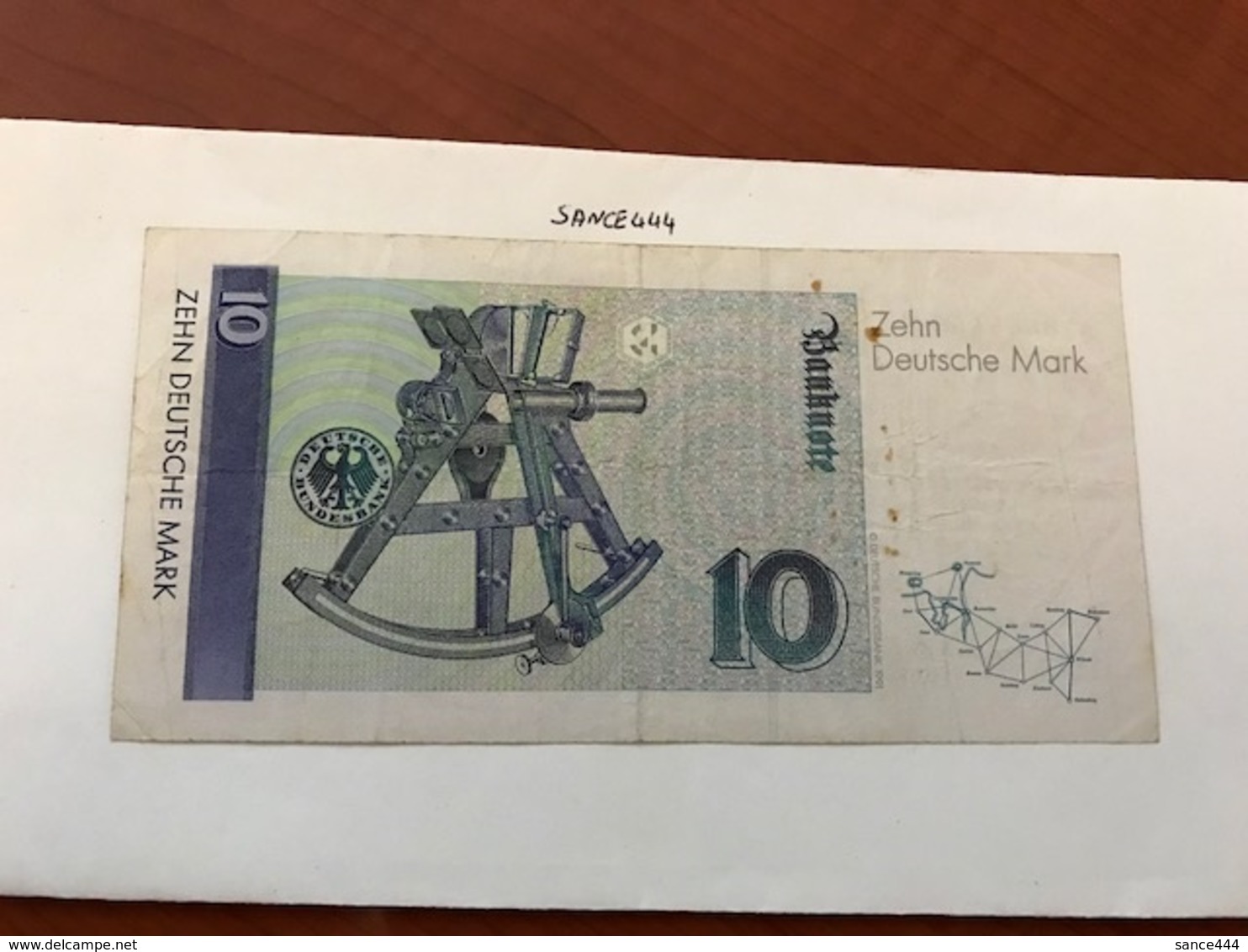 Germany 10 Mark Banknote 1991 - 10 Deutsche Mark