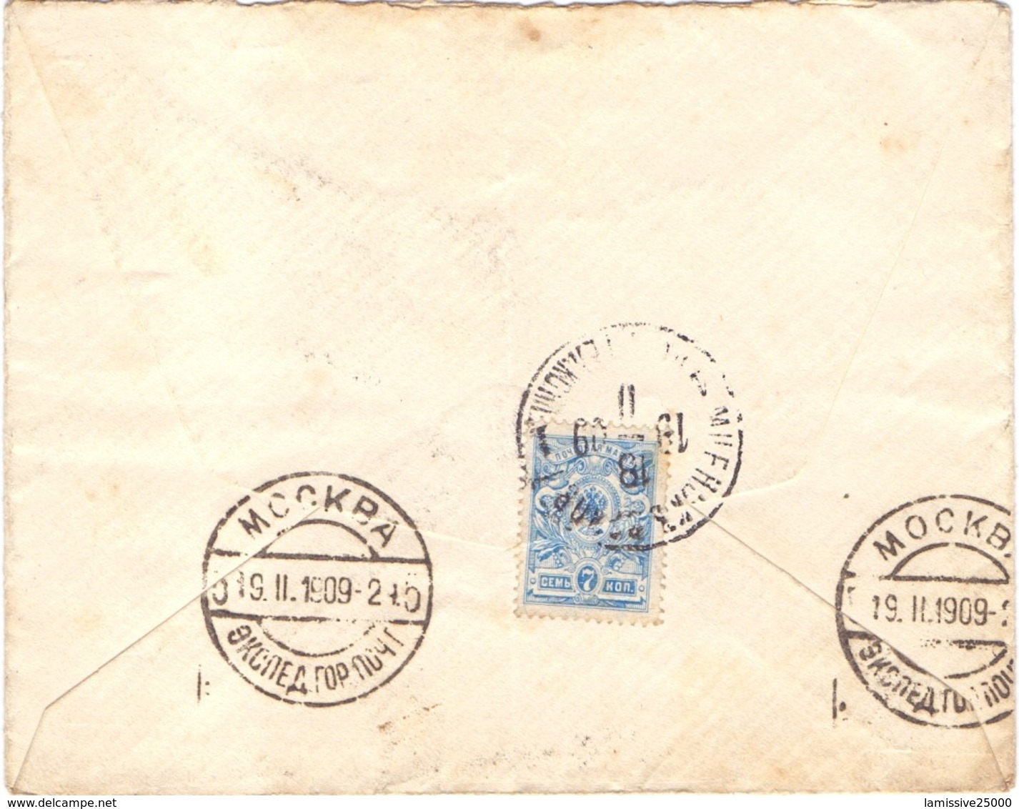 Russie Lettre De 1909 - Lettres & Documents