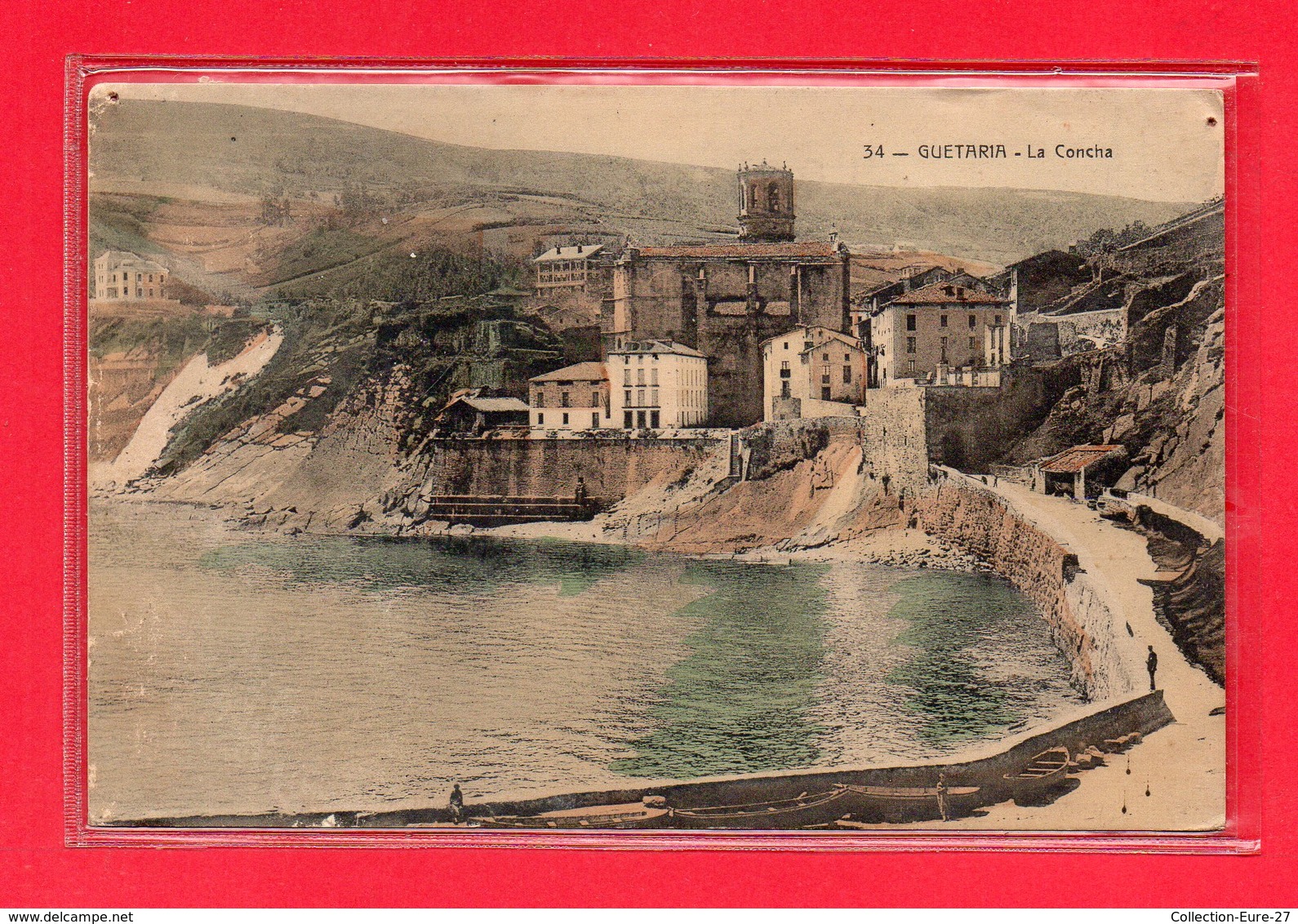 ESPAGNE-CPA GUETARIA - LA CONCHA - Guipúzcoa (San Sebastián)