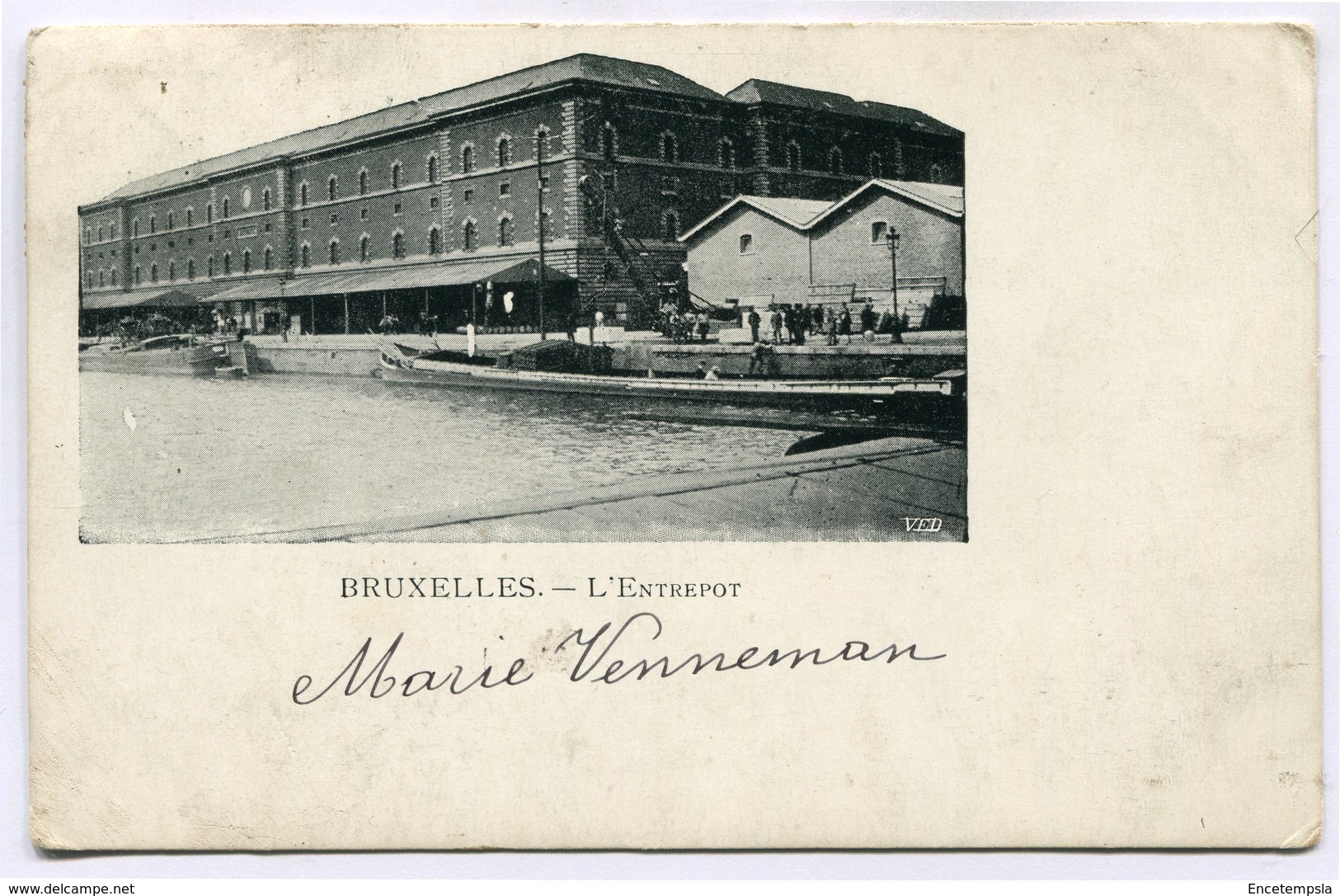 CPA - Carte Postale - Belgique - Bruxelles - L'entrepôt - 1903  ( SV5418 ) - Maritime