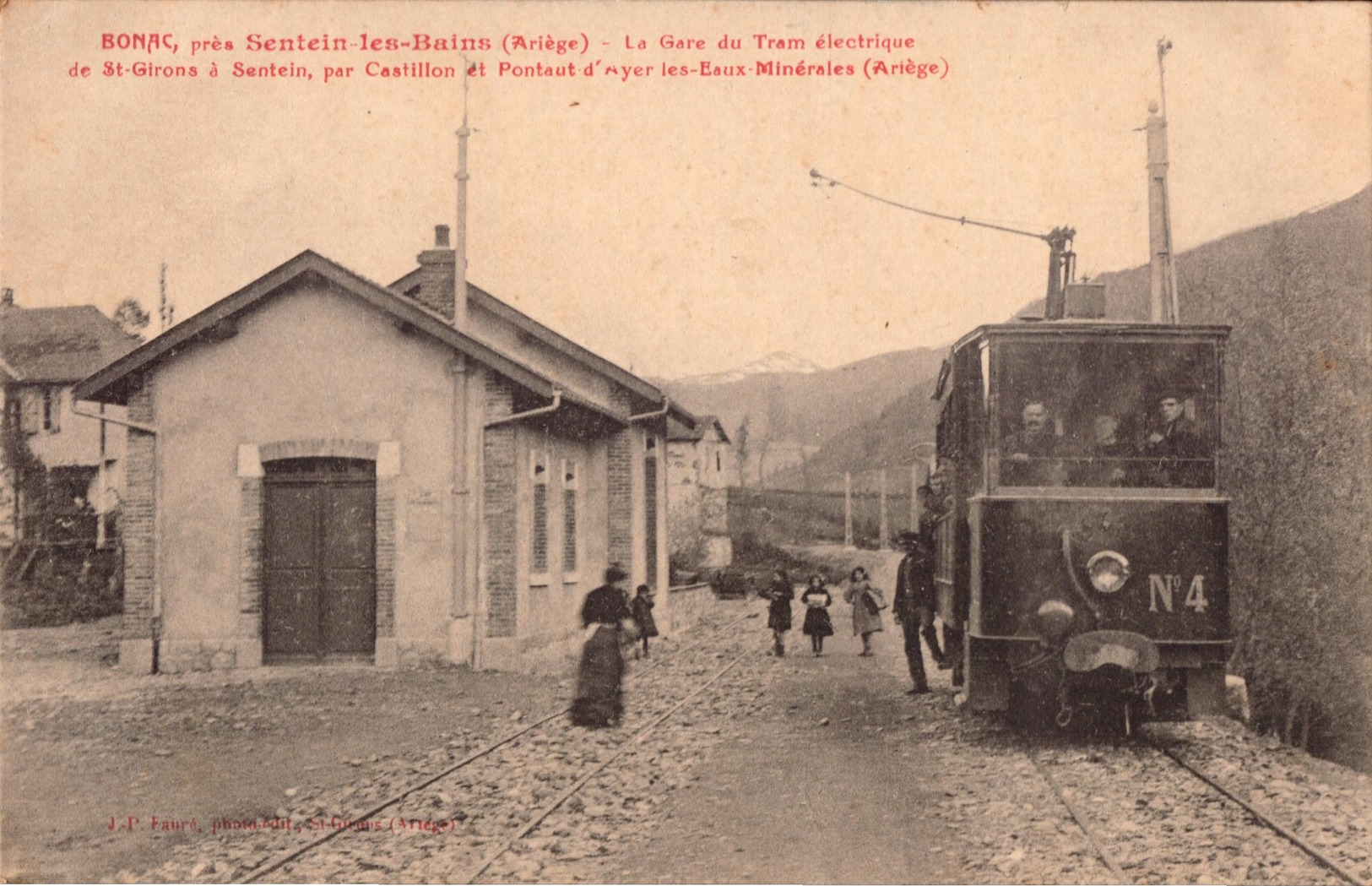 BONAC TRAMWAY SENTEIN LA GARE - Saint Girons