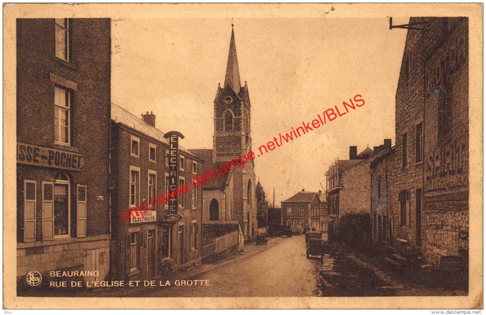 Rue De L'église Et De La Grotte - Beauraing - Beauraing