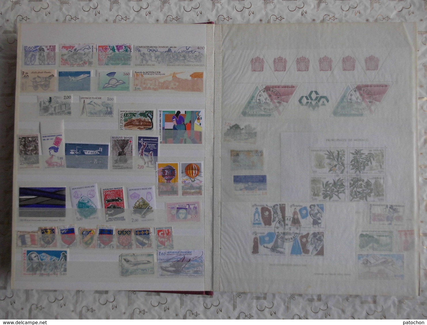 Lot N°2 Album Timbres Années 1980's 90's France & Monde & 1er Jour Calgary Monaco Etc....17 PHOTOS - Vrac (max 999 Timbres)