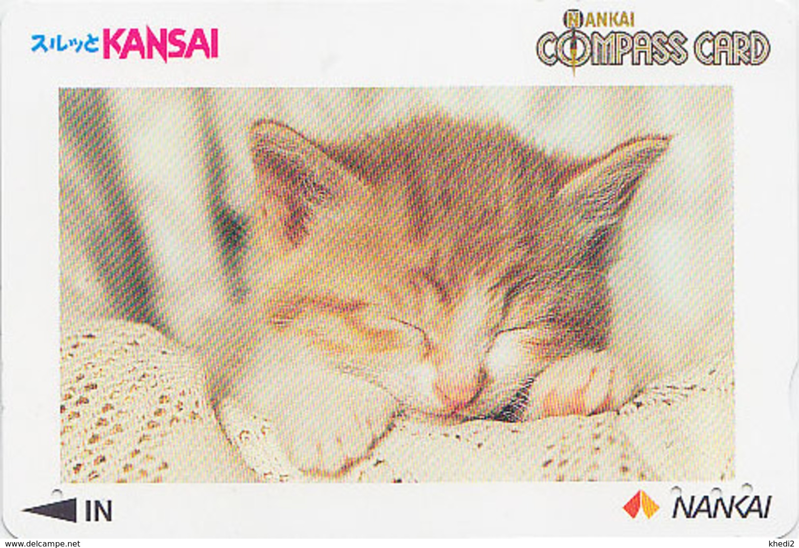 Carte Prépayée Japon - ANIMAL - CHAT 2000 - CAT Japan Prepaid Nankai Card - KATZE - GATTO -  4608 - Gatos