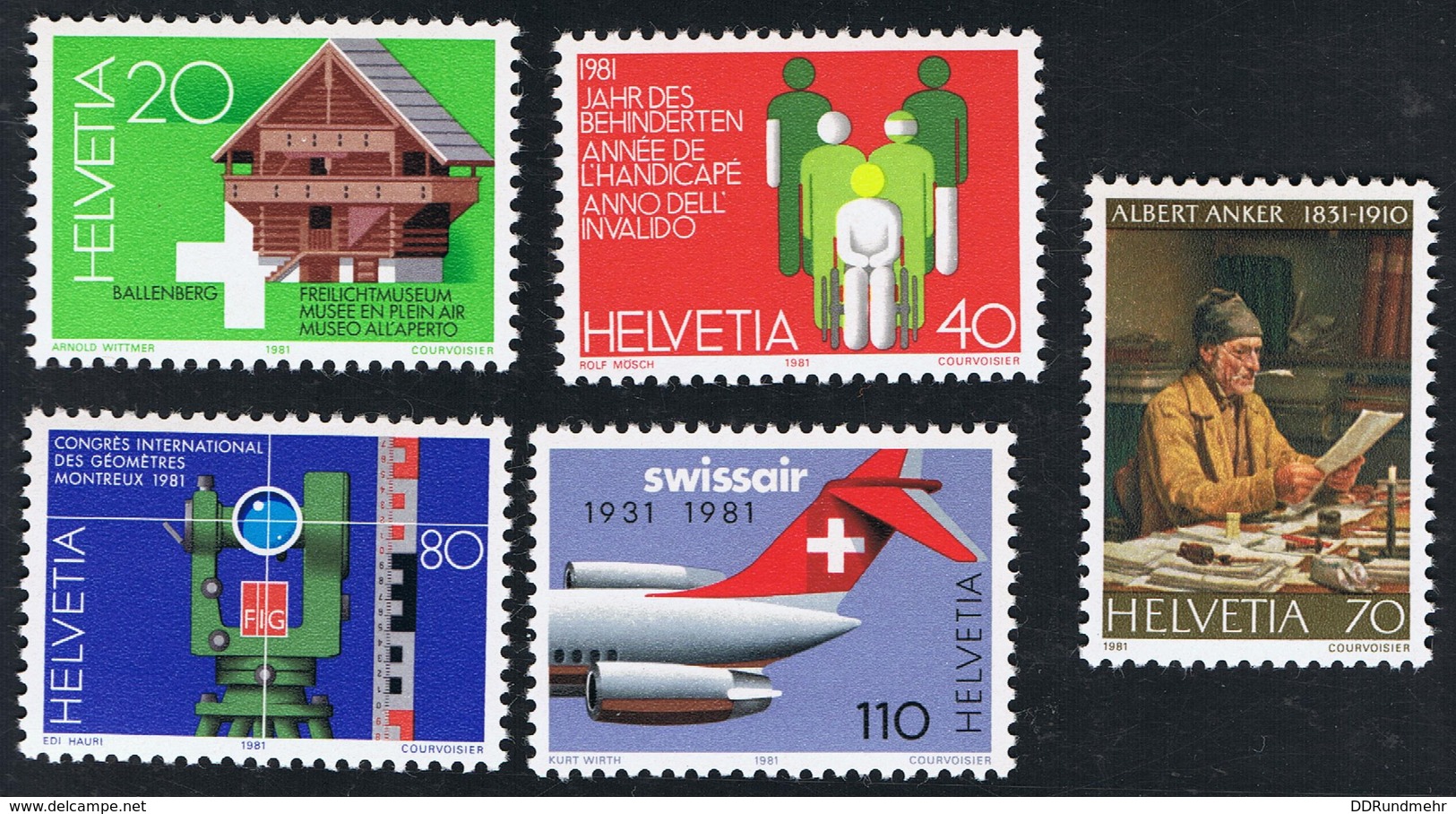 1981 Schönes  Umfangreiches Lot  Michel 1191 - 1195, Kleinbogen 1196, 1197 - 1198, 1206 - 1209  Postfrisch Xx - Ungebraucht