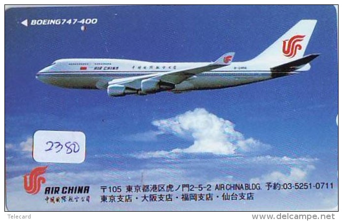 Télécarte  JAPON * AIR CHINA    (2380)  * AVIATION * AIRLINE * Phonecard JAPAN - Avions