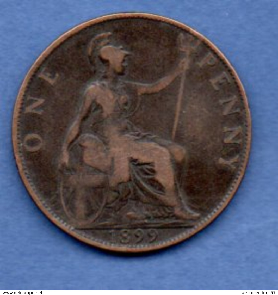 Grande Bretagne  --  1 Penny 1899  -  Km # 790  -  état  TB+ - D. 1 Penny