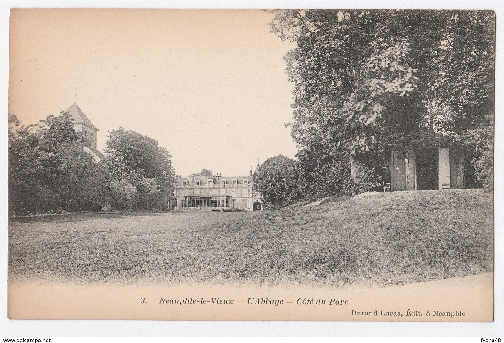 0141 1 NEAUPHLE-LE-VIEUX - L'Abbaye - Côté Du Parc - Autres & Non Classés