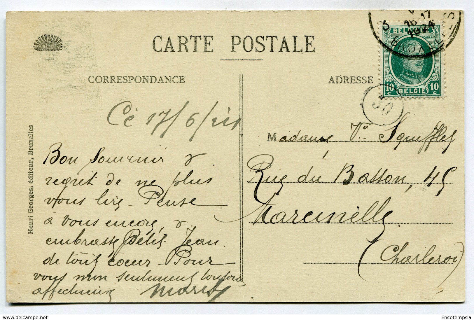 CPA - Carte Postale - Belgique - Bruxelles - Koekelberg - Avenue De La Liberté - 1924  ( SV5422 ) - Koekelberg