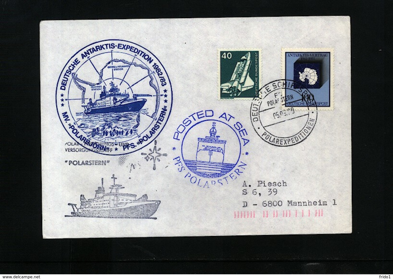 Germany / Deutschland 1989 German Polar Expedition Interesting Cover - Antarktis-Expeditionen