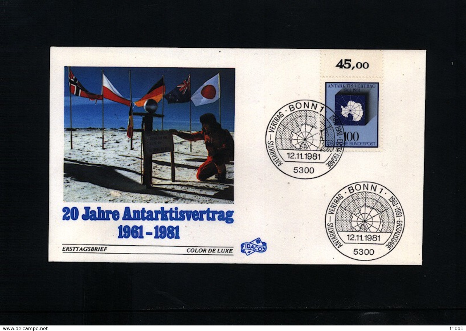 Germany / Deutschland 1981 Antarctic Treaty FDC - Antarctic Treaty