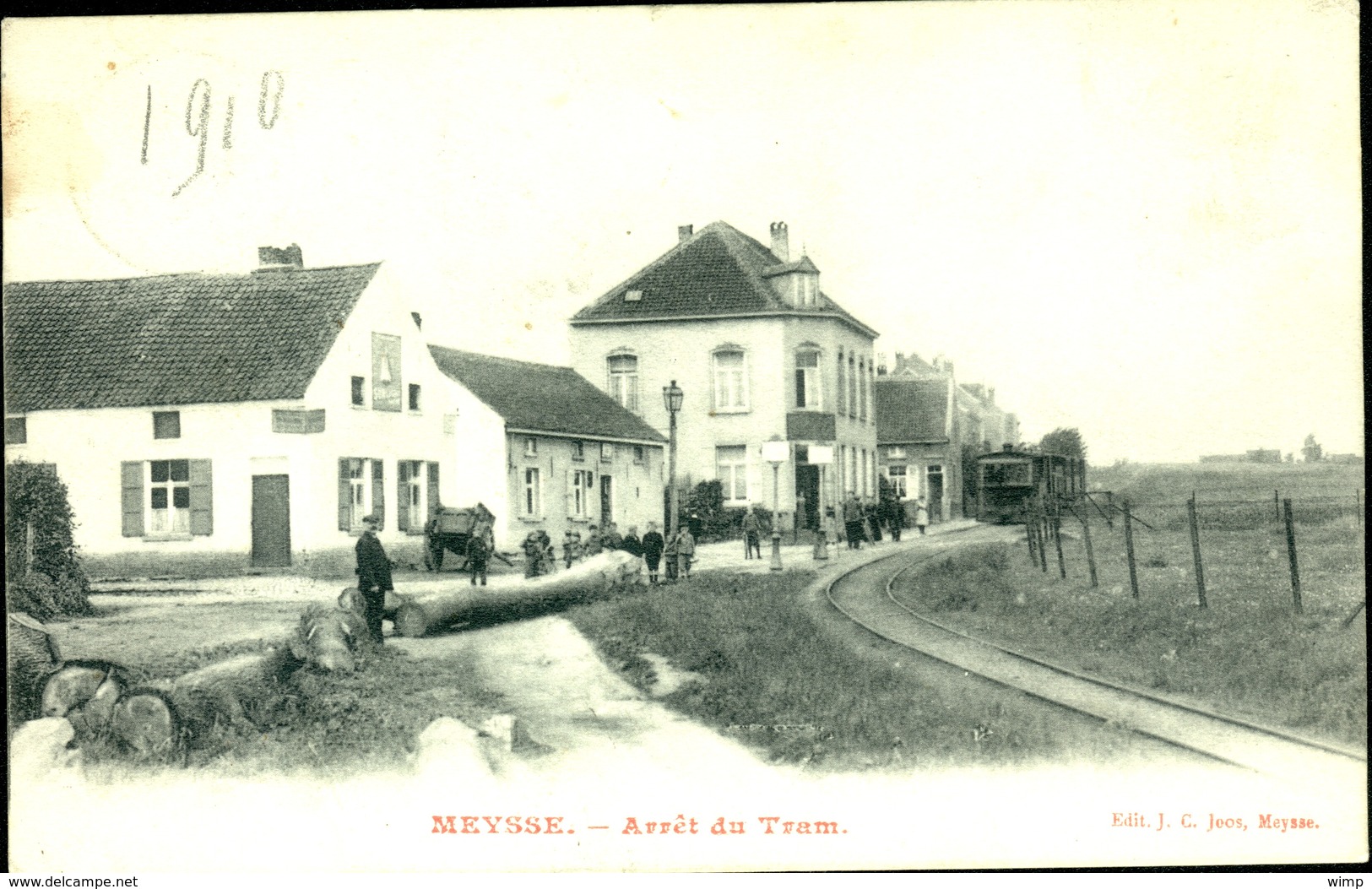 Meise : Arrêt Du Tram (stoomtram)  - Prachtkaart - Meise