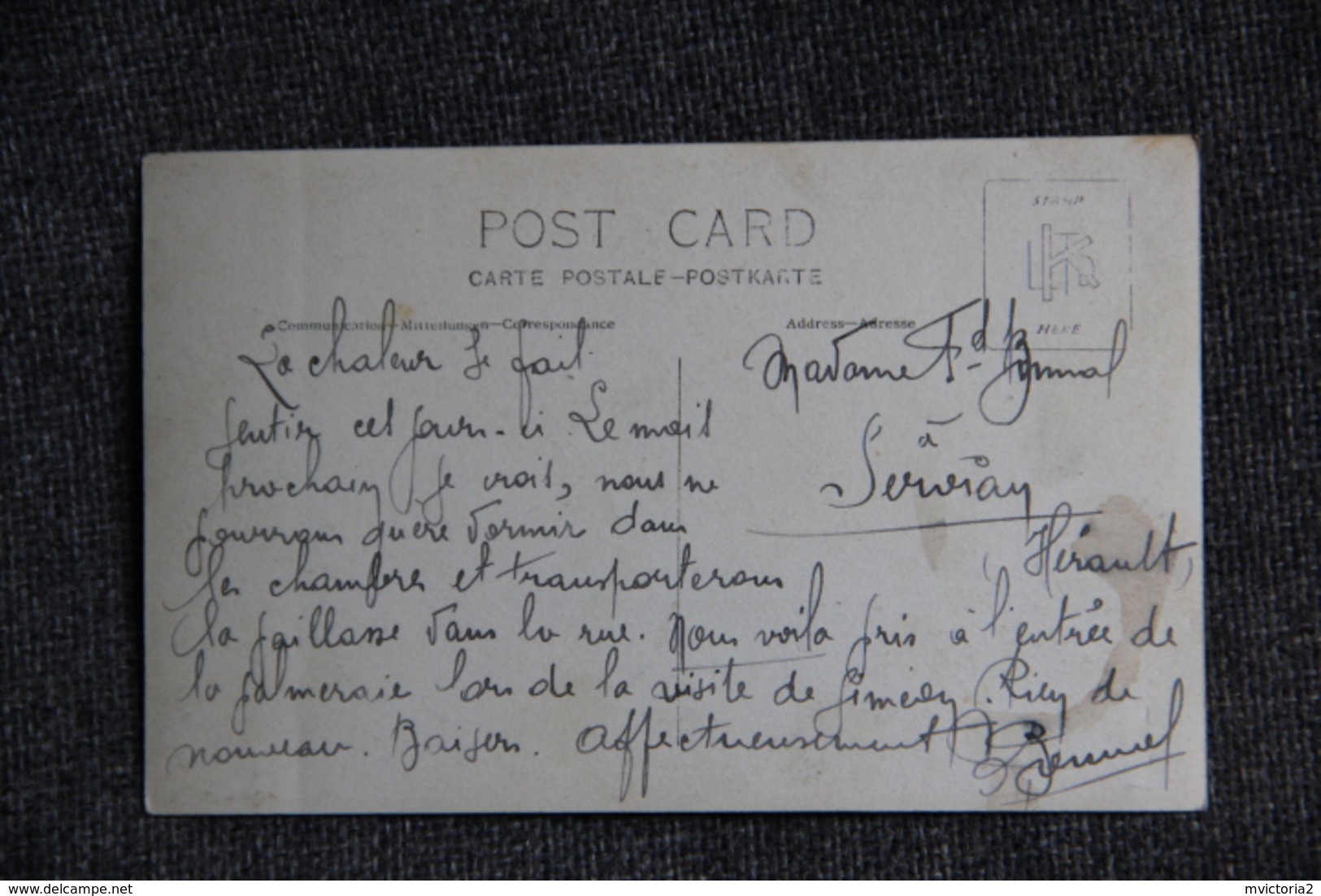 COLOMB BECHAR, Carte Photo De L'entrée De La Palmeraie Prise En Décembre 1912. - Bechar (Colomb Béchar)