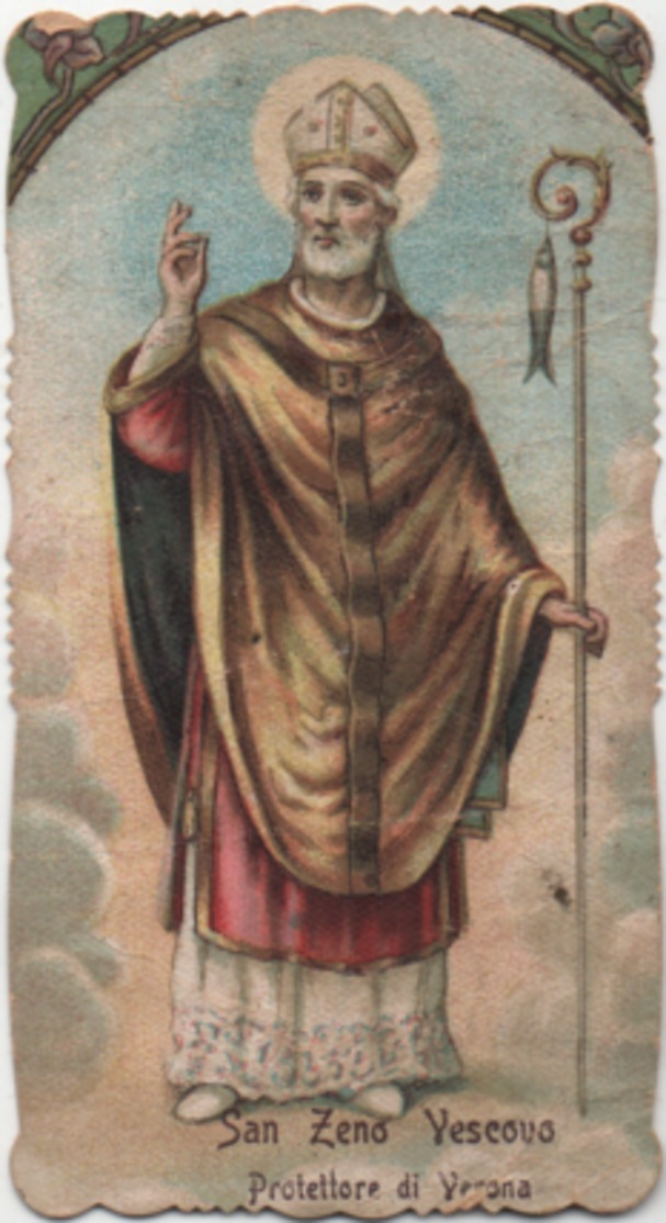Santino Di San Zeno, Vescovo Di Verona. Anno 1906 - Santini
