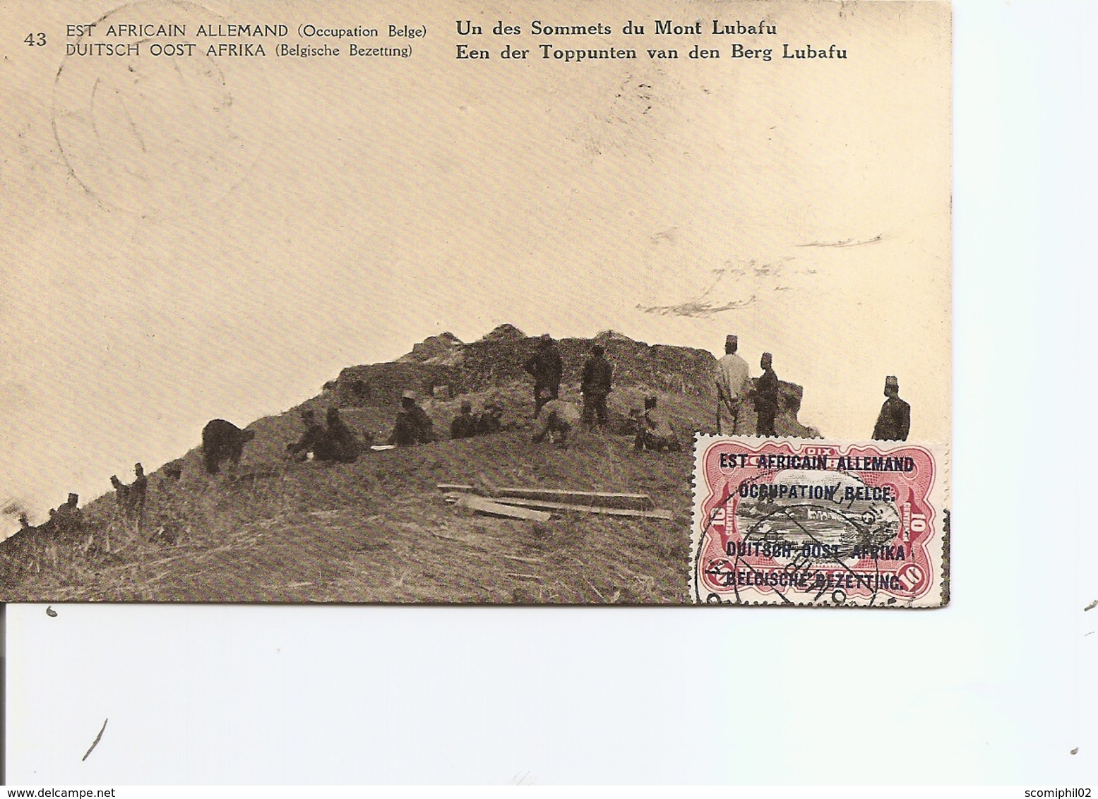 Ruanda-Urundi  -Mont Lubafu ( EP De 1918 à Voir) - Storia Postale