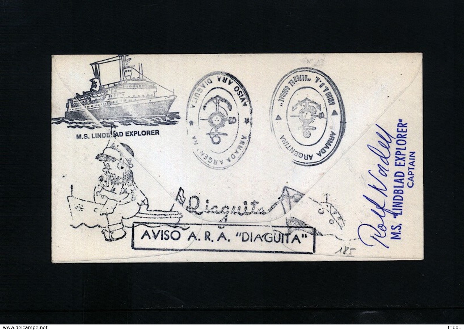 Argentina 1973 Interesting Polar - Ship Cover - Polareshiffe & Eisbrecher