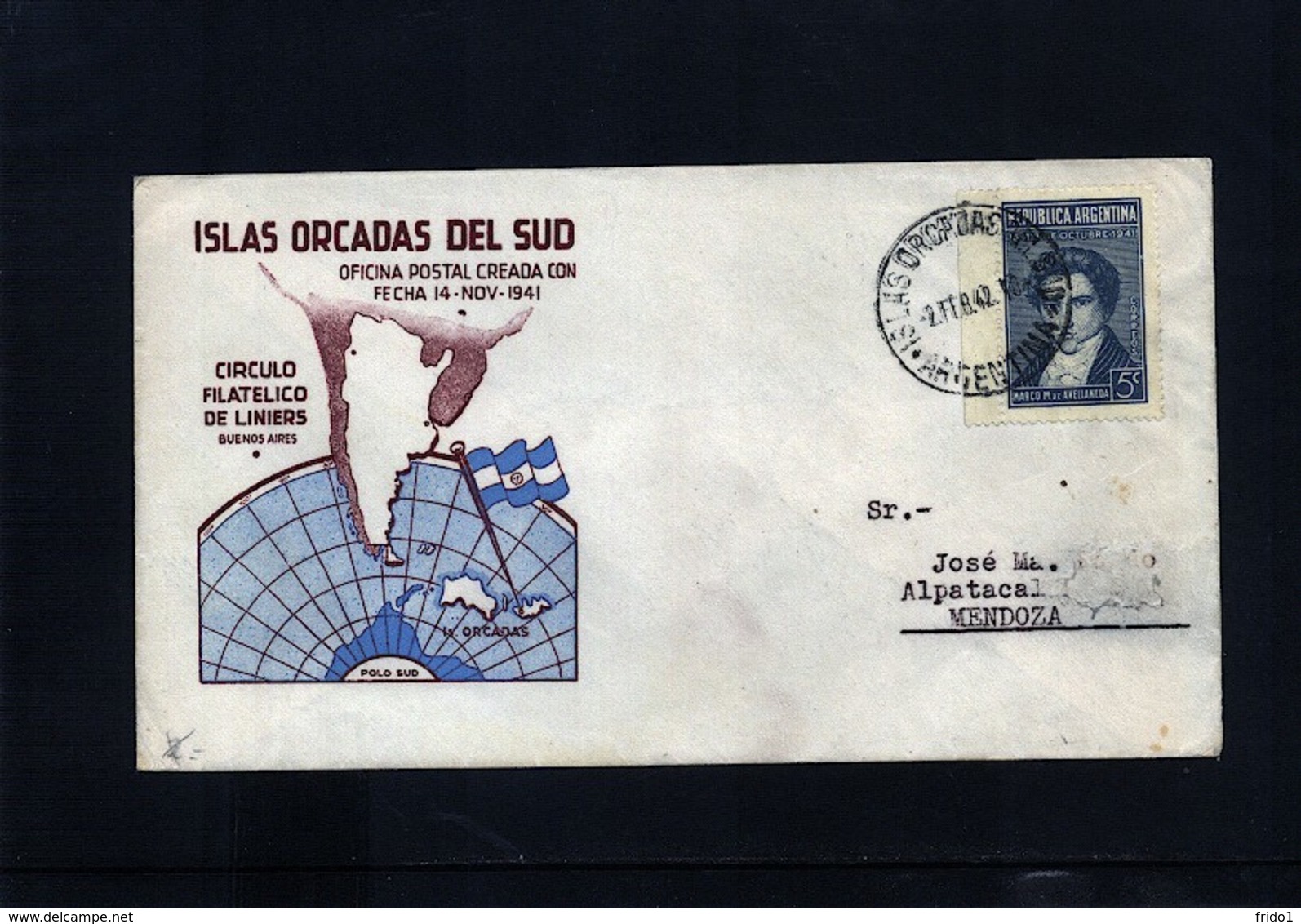 Argentina 1942 Interesting Polar Cover - Sonstige & Ohne Zuordnung