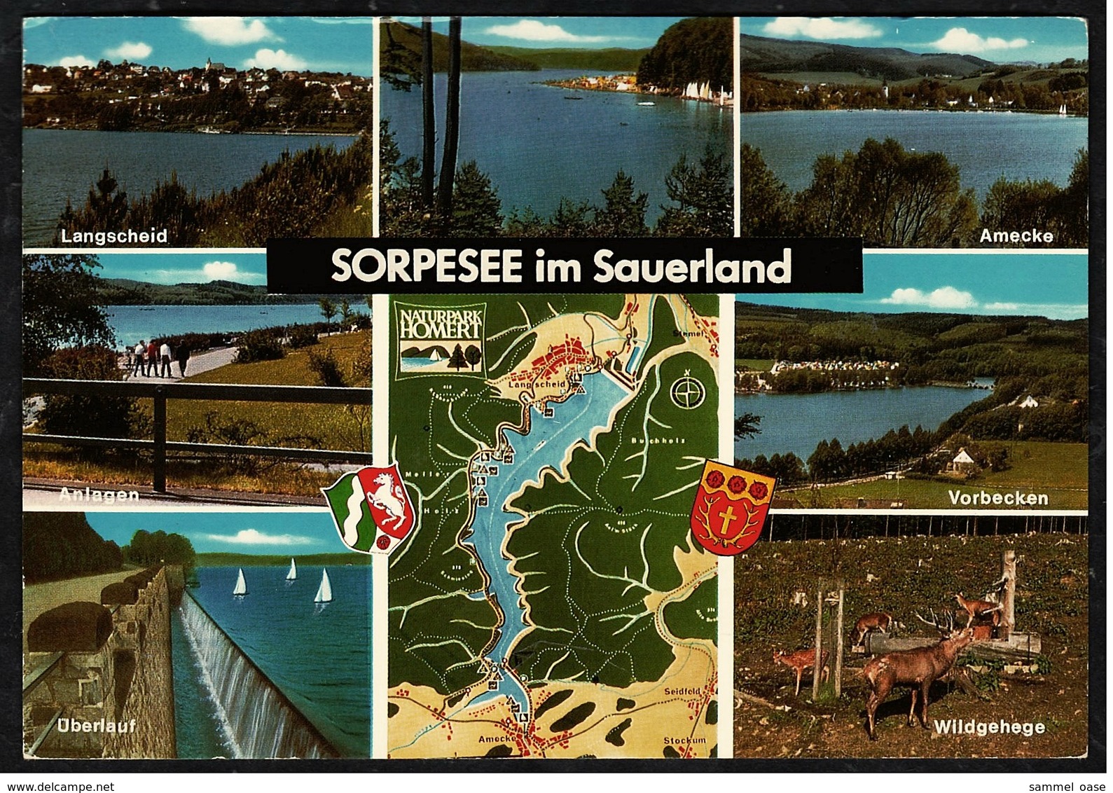 Sorpesee Im Sauerland  -  Sorpetalsperre  -  Mehrbild-Ansichtskarte Ca.1970    (8946) - Arnsberg